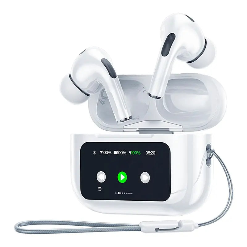 🎄🎄[Artículo destacado/Regalo de Navidad]🎄🎄 Auriculares inalámbricos Bluetooth A9pro: Pantalla táctil, cancelación activa de ruido ANC/ENC, ajuste de ecualización, fondo de pantalla personalizable. Ideales para parejas, regalo de Navidad recomendado.🔥🔥🔥