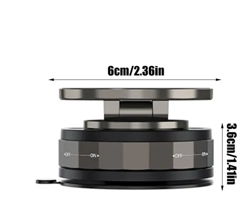 [Recomendación al por mayor] Compra al por mayor y disfruta de un descuento total del 50%-70% en cada artículo adicional. Este soporte magnético para teléfono gira 360°, se instala y retira fácilmente con una mano y es resistente y duradero.
